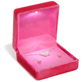 Thumbnail 1: Lumira 2 Pc Butterfly Necklace Set 