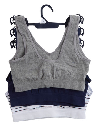 Thumbnail 2: Lands End Women's 3 Pk Bralettes 
