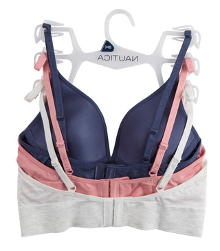 Thumbnail 2: Nautica Women's 3 Pk Seamless Bras 