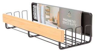 Thumbnail 2: GOURMET KITCHEN Magnetic Spice Rack 