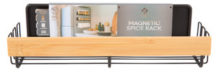 Thumbnail 1: GOURMET KITCHEN Magnetic Spice Rack 