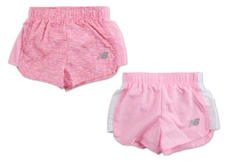 Thumbnail 1: New Balance Girls Active 2 Pk Shorts  