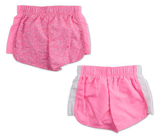 Thumbnail 2: New Balance Little Girls 2 Pk Shorts Set 