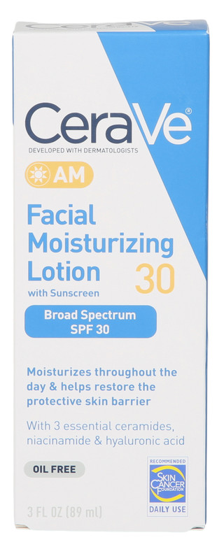 Thumbnail 1: CERAVE 3 oz AM Facial Moisturizing Lotion w/ SPF 30 