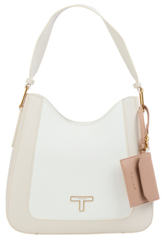 Thumbnail 1: Tahari Pebble Leather Shoulder Bag 