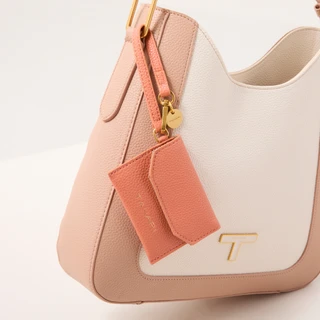 Thumbnail 5: Tahari Pebble Leather Shoulder Bag 