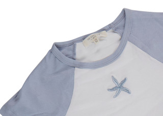 Thumbnail 2: No Comment Big Girls 2 Pc Colorblock Tee & Linen  Like Pants 
