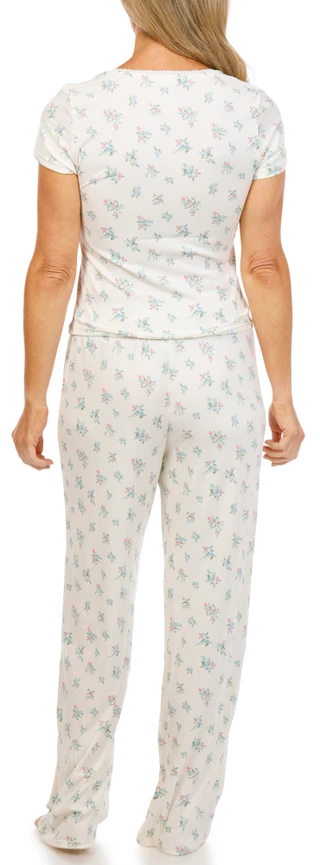 Thumbnail 2: Jessica Simpson Women's 2 Pc Pajama Pants Set 