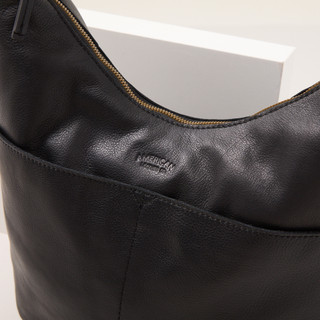 Thumbnail 4: American Leather Co Leather Carrie Hobo Bag 