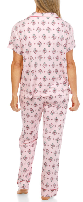 Thumbnail 3: Laura Ashley Women's 2 Pc Pajama Pants Set 