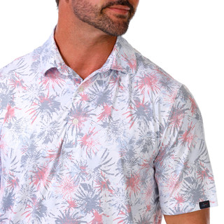 Thumbnail 3: GREG NORMAN Men's Short Sleeve Americana Polo Shirt 