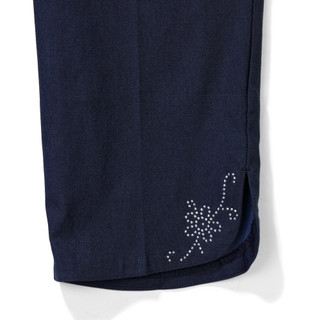 Thumbnail 2: Coral Bay Women's Pull On Embellished Hem Capris 