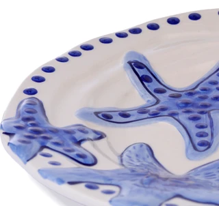 Thumbnail 3: BLUE SKY 10 inch Starfish Dinner Plate 
