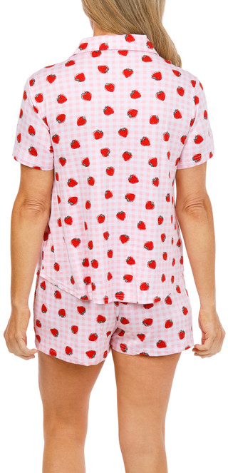 Thumbnail 2: Life is Good Women's 2 Pc Pajama Shorts Set 