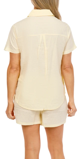 Thumbnail 2: Life is Good Women's 2 Pc Gauze Pajama Shorts Set 