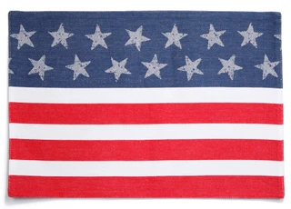 Thumbnail 1: Kay Dee Designs 13x19 Star Stripe Jacquard Placemat 