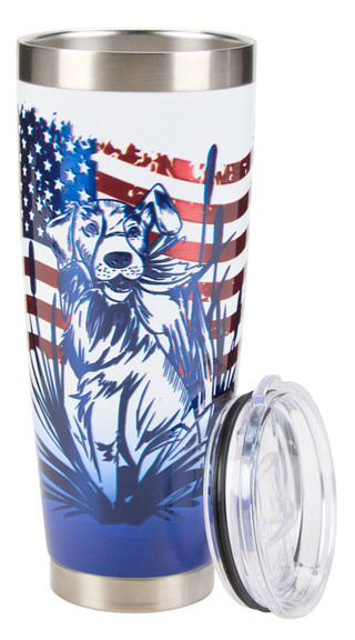 Thumbnail 2: Brighten the Season 30 Oz American Field Dog Tumbler 