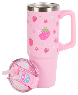 Thumbnail 2: HOT FOCUS 30 OZ Strawberry Tumbler With Coin Pouch 