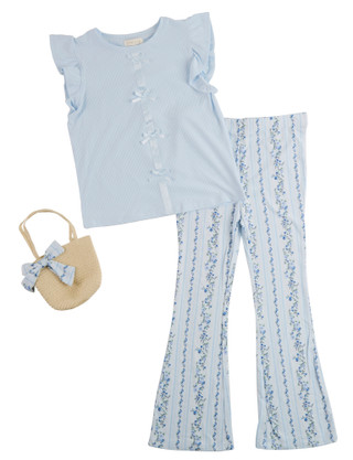 Thumbnail 1: B TWEEN Big Girls 3 Pc Top & Flare Leggings Set 