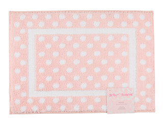 Thumbnail 1: Betsey Johnson 17x24 Skid Resistant Polka Dot Bath Rug 