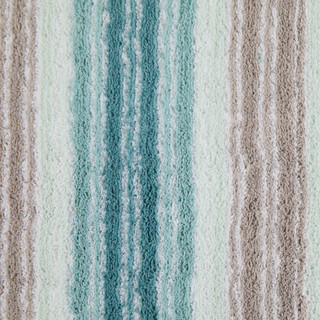 Thumbnail 2: Nautica 17x24 Skid Resistant Striped Bath Rug 