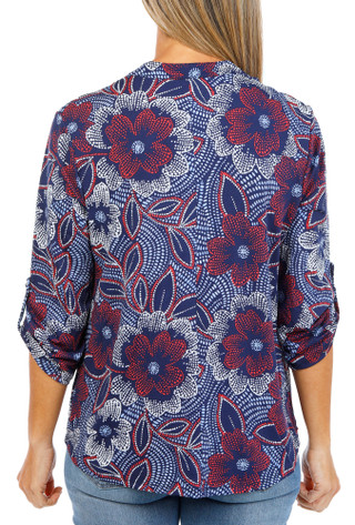 Thumbnail 2: Ava & Grace Women's Floral Print Top  