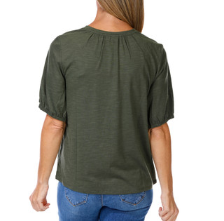 Thumbnail 2: Rafaella Women's Solid Crochet Top 