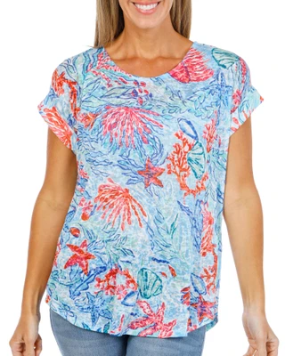 Thumbnail 1: Casey Key Women's Floral Print Top  