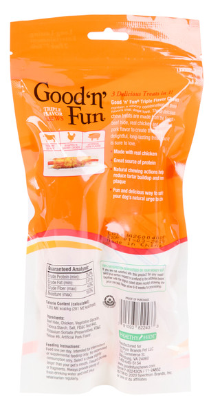 Thumbnail 2: GOOD N FUN 2 Pk Triple Flavor Dog Treats 