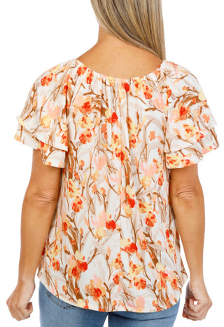 Thumbnail 2: Ava & Grace Women's Floral Print Top  