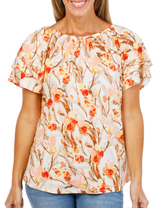 Thumbnail 1: Ava & Grace Women's Floral Print Top  