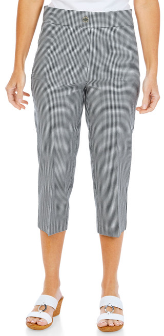 Thumbnail 1: NINE WEST Women's Gingham Print Capris  