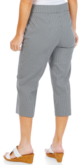 Thumbnail 2: NINE WEST Women's Gingham Print Capris  