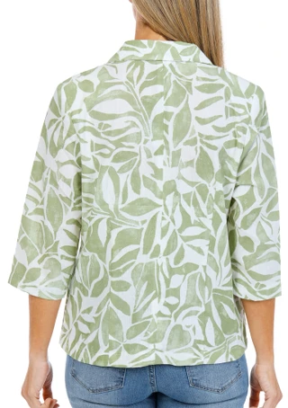Thumbnail 2: Soho Apparel Women's Tropical Print Blazer  