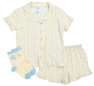 Thumbnail 1: Aeropostale Girls 3 Pc Pajama Shorts Set 