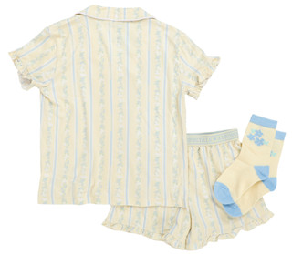 Thumbnail 2: Aeropostale Girls 3 Pc Pajama Shorts Set 