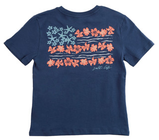 Thumbnail 2: Salt Life Girls Shell Flag Tee 