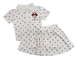 Thumbnail 1: Disney Little Girls 2 Pc Minnie Mouse Skort Set 