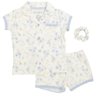 Thumbnail 1: Laura Ashley Toddler Girls 2 Pc Pajama Shorts Set 