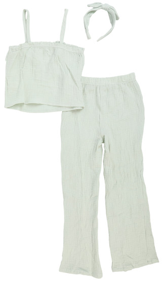 Thumbnail 2: No Comment Girls 3 Pc Gauze Pants Set 