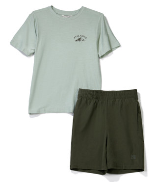 Thumbnail 1: AVALANCHE Boys 2 Pc Mountain River Shorts Set 