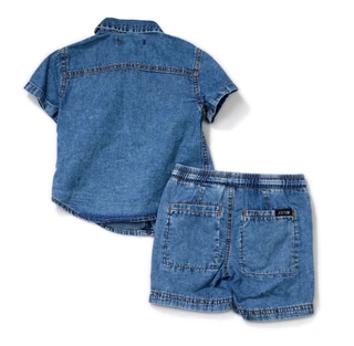 Thumbnail 2: Joe's Jeans Baby Boys 2 Pc Denim Shorts Set 