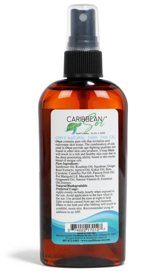 Thumbnail 2: Caribbean Sol Onyx Natural Dark Tan Oil, 4 oz 