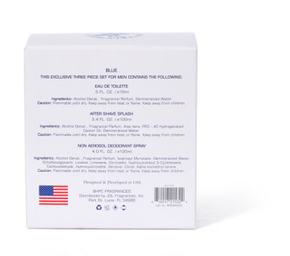Thumbnail 3: Beverly Hills Polo Club Men’s Blue Fragrance 3‑Piece Gift Set 
