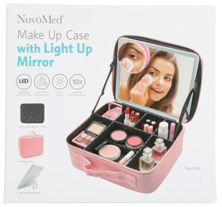 Thumbnail 1: NuvoMed Make Up Case with Light Up Mirror 