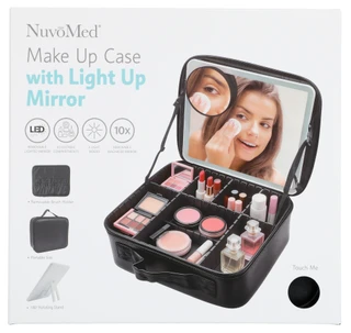 Thumbnail 1: NuvoMed Make Up Case with Light Up Mirror 