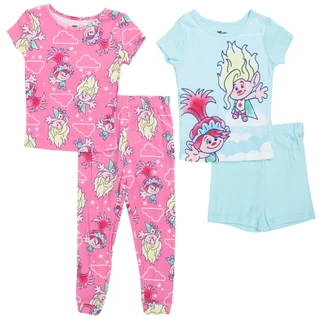 Thumbnail 1: Trolls Girls 4 Pc Pajama Pants Set 