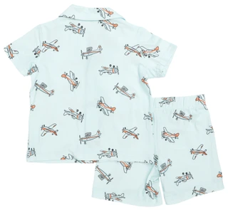 Thumbnail 2: Le Petite Lullaby Toddler Boys 2 Pc Pajama Shorts Set 