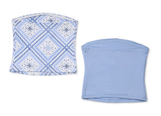 Thumbnail 2: Pink Rose Juniors 2 Pk Tube Tops 