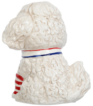 Thumbnail 2: BLUE SKY 8 in Americana Puppy Figurine Home Accent 